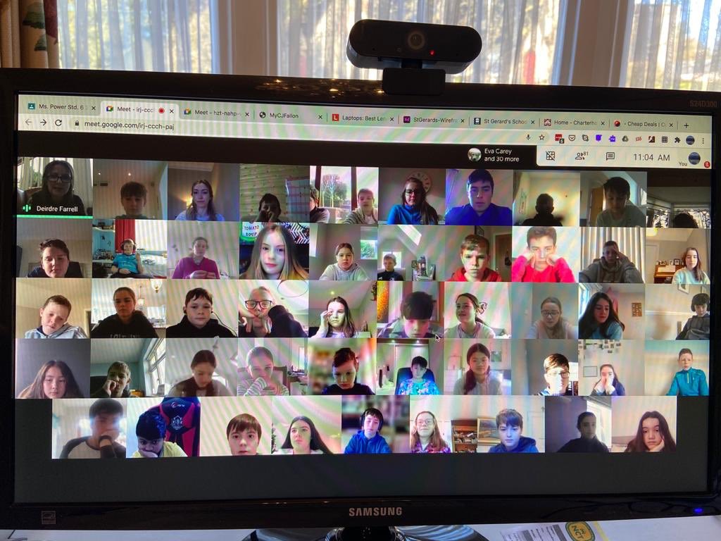 So lovely to have an online Assembly with our Std 6 pupils this morning. They are working so well in their virtual classrooms and we’re very proud of each and every one of them.