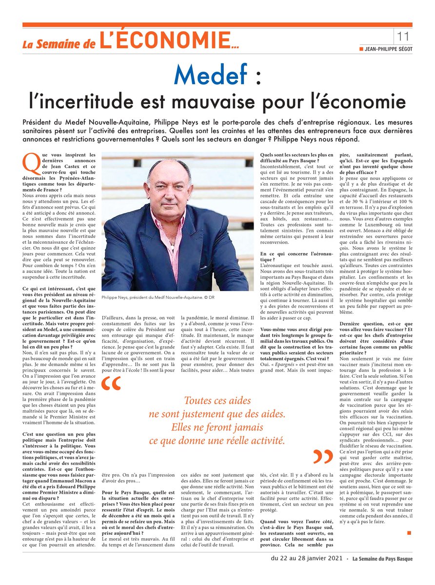 MEDEF Nouvelle-Aquitaine | Organisation patronale tweet media