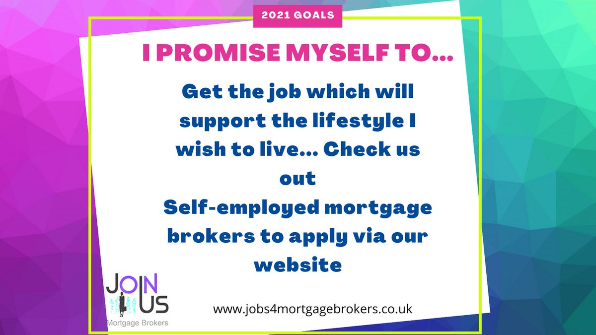 If you wish to work in a more relaxed environment check out what we offer to self-employed, experienced mortgage brokers...  jobs4mortgagebrokers.co.uk #mortgagejob ☎️