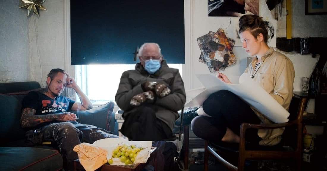 IngvilGiske's tweet photo. #Berniememes #thepainterandthethief https://t.co/IOQYIqlu4x
