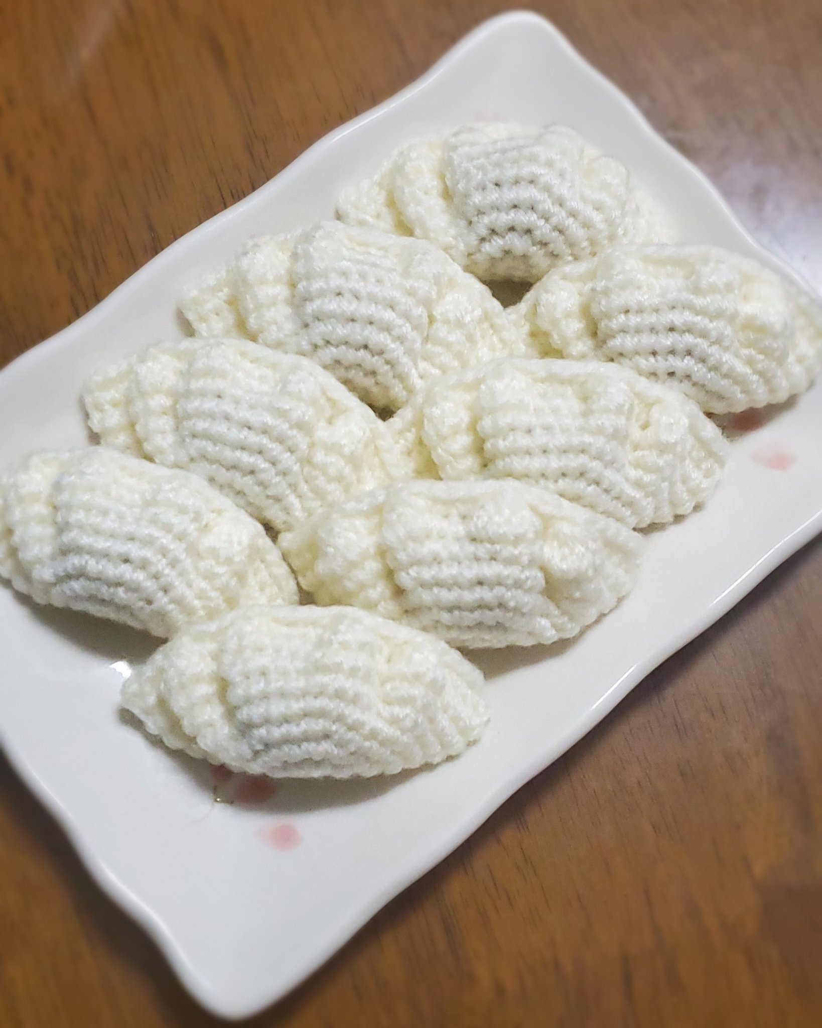 餃*子様 ひつじさんの編みぐるみ◎ 餃*子様 ひつじさん