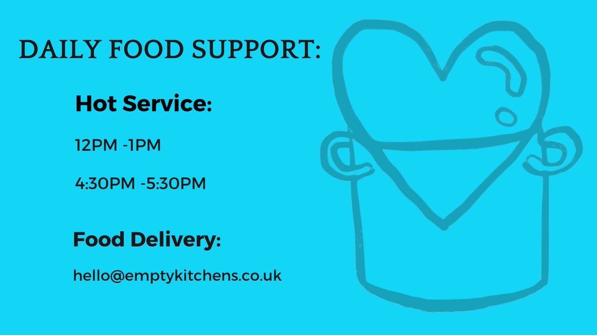 emptykitchens's tweet photo. A friendly reminder that if you or anyone you know need food support, please get in touch!

We deliver and run two hot services daily.

No referral is necessary. 

Just ask for help and we will give it. No judgement.

#edinburgh #leith #scotland #fridaymorning @LeithTheatre https://t.co/IghLPHeljH