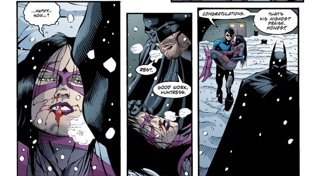 From Batman's end it may have all been some plan.But Helena saw Gotham needed a Bat. She was that Bat. She honored the mantle despite so much against her. It was real to her.