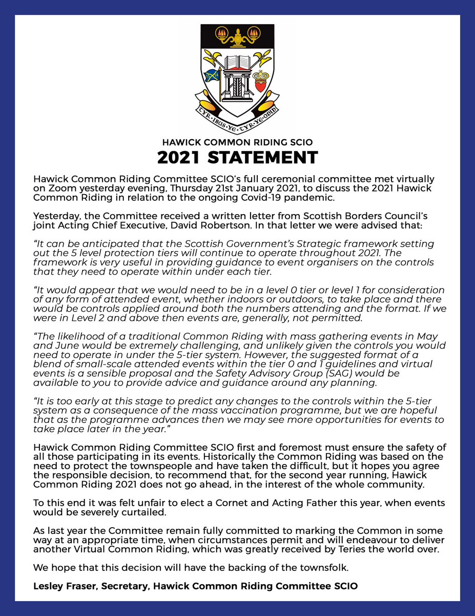 Hawick Common Riding tweet media