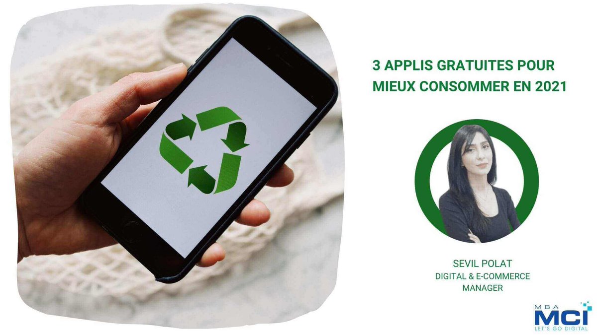 Vous voulez consommer mieux, mais vous ne savez pas par où commencer? Pour vous aider, voici mon premier article sur le blog du #MBAMCI qui vous propose 3 applis essentielles et gratuites à connaître en 2021! 
N'hésitez pas à 💚 et à retweeter 😉
👉🏻 buff.ly/2KBXS2X