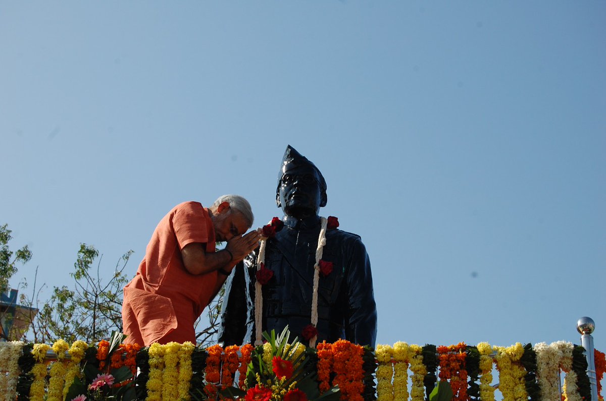 May the thoughts and ideals of Netaji Subhas Chandra Bose keep inspiring us to work towards building an India that he would be proud of…a strong, confident and self-reliant India, whose human-centric approach contributes to a better planet in the years to come.