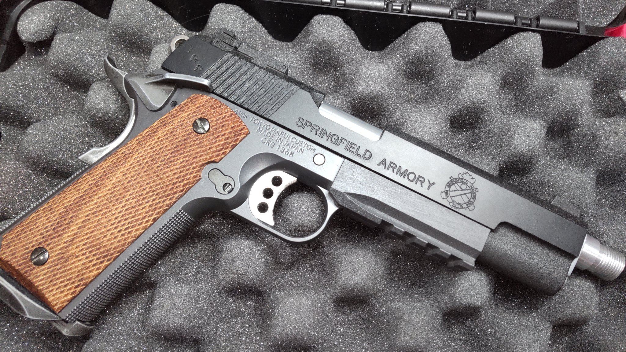 東京マルイ M1911 ナイトウォーリア スネーク・オペレーター風