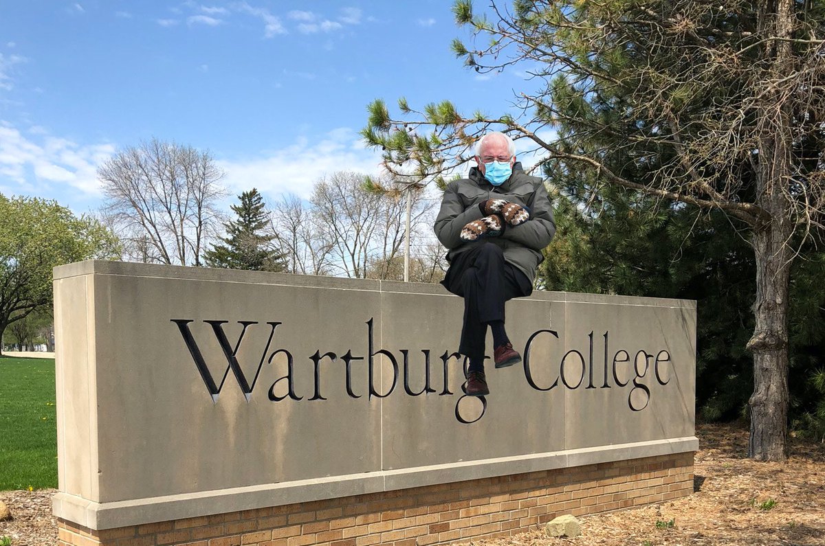 WartburgCollege's tweet photo. Bundle up, Knights! It’s a cold one out there today...
#BernieSanders https://t.co/IgUnWVD6e4