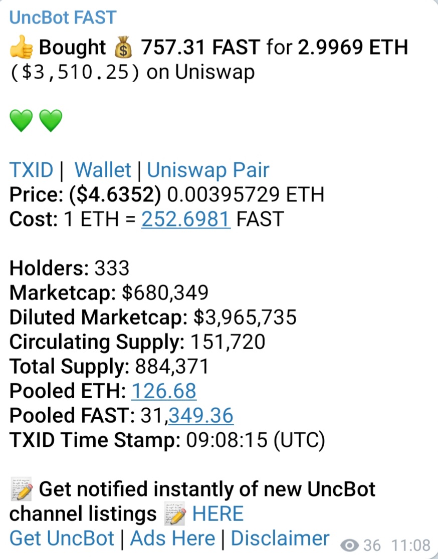 revolut20's tweet photo. Whales started to buying Fast. Get in before is too late. FastSwap Launch in few hours.
Uniswap:
https://t.co/DFFc1j4LHw
#cryptocurrency #gem #ToshifyFinance #Fastswap https://t.co/10TJGsTV2m
