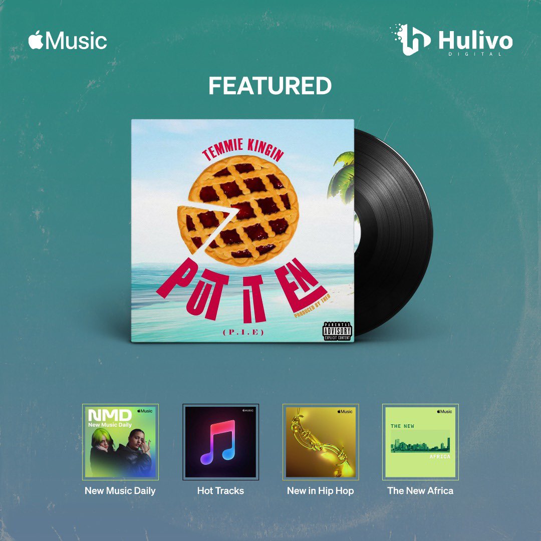 kingingramm's tweet photo. PUT IT EN ALREADY ON APPLE MUSIC HOT TRACKS CHART AND 3 APPLE MUSIC PLAYLISTS IN 2 DAYS OF RELEASE...LETS KEEP GOING FAM❤️👑🔊🔊 #PUTITEN #PIE #THEKINGSCLAN https://t.co/8205HZNEkF