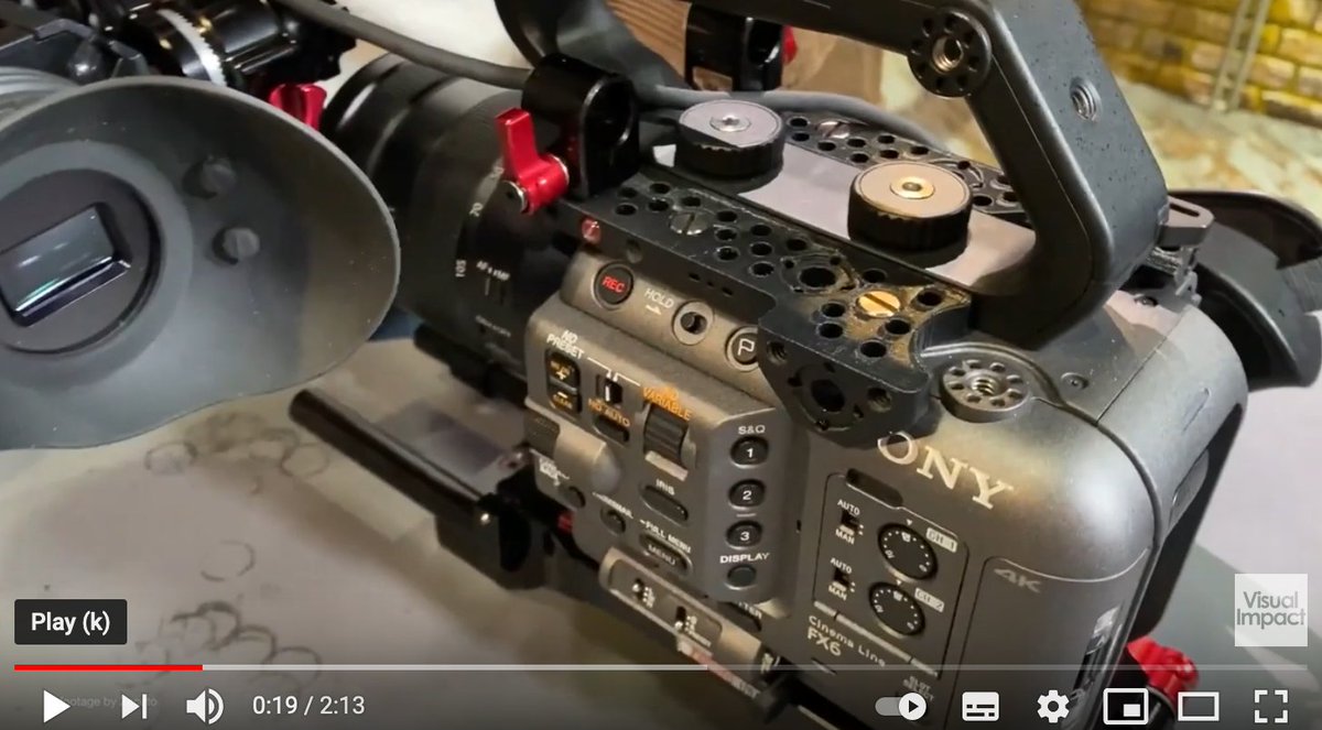 TheCameraMap's tweet image. I'm impressed Visual Impact has produced 217 episodes of their "News in 90 seconds" - a regular watch for me on Fridays. This one has Zacuto's tasty Sony FX6 Accessories
youtube.com/watch?v=ozpptH… @Visual_ImpactUK