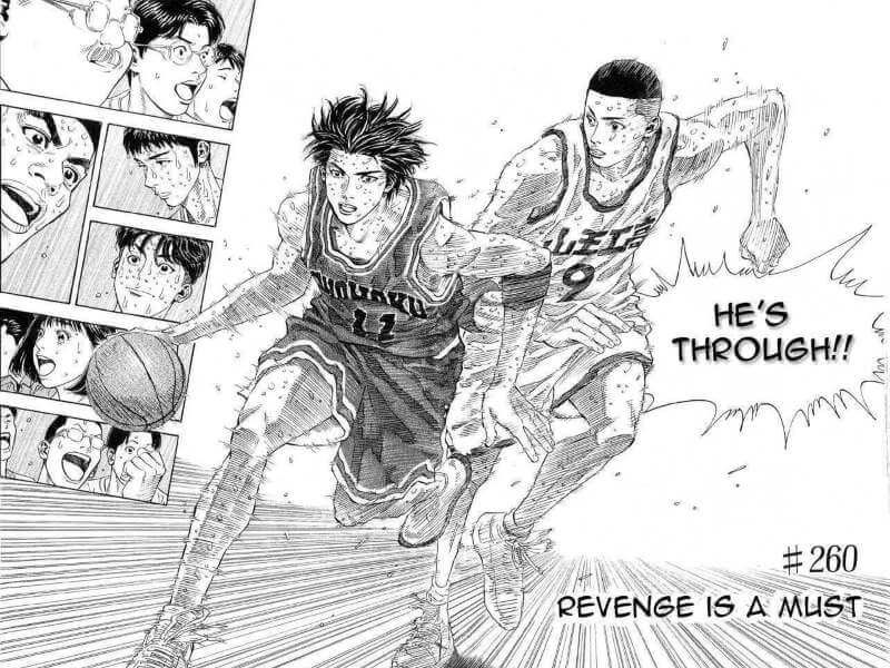 Another universally-praised part of slam dunk is the art, which is obviously a given coming from a Inoue manga. But keep in mind that this is one of Inoue’s first works and that the art may be disappointing at first but the way his technique evolves is just masterclass.