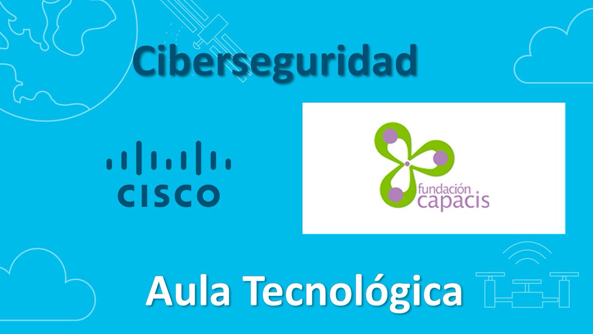FCapacis's tweet photo. ¿Conoces los riesgos que cada día puedes encontrarte en internet? El equipo de voluntarios de @cisco_spain nos los explican en el Aula Tecnológica de este mes: 
https://t.co/PvUquELmjw
Juntos #SomosCapacis de formar a nuestros chicos #EdiciónLimitada con #InteligenciaLimite https://t.co/Tcq2G9D37Z