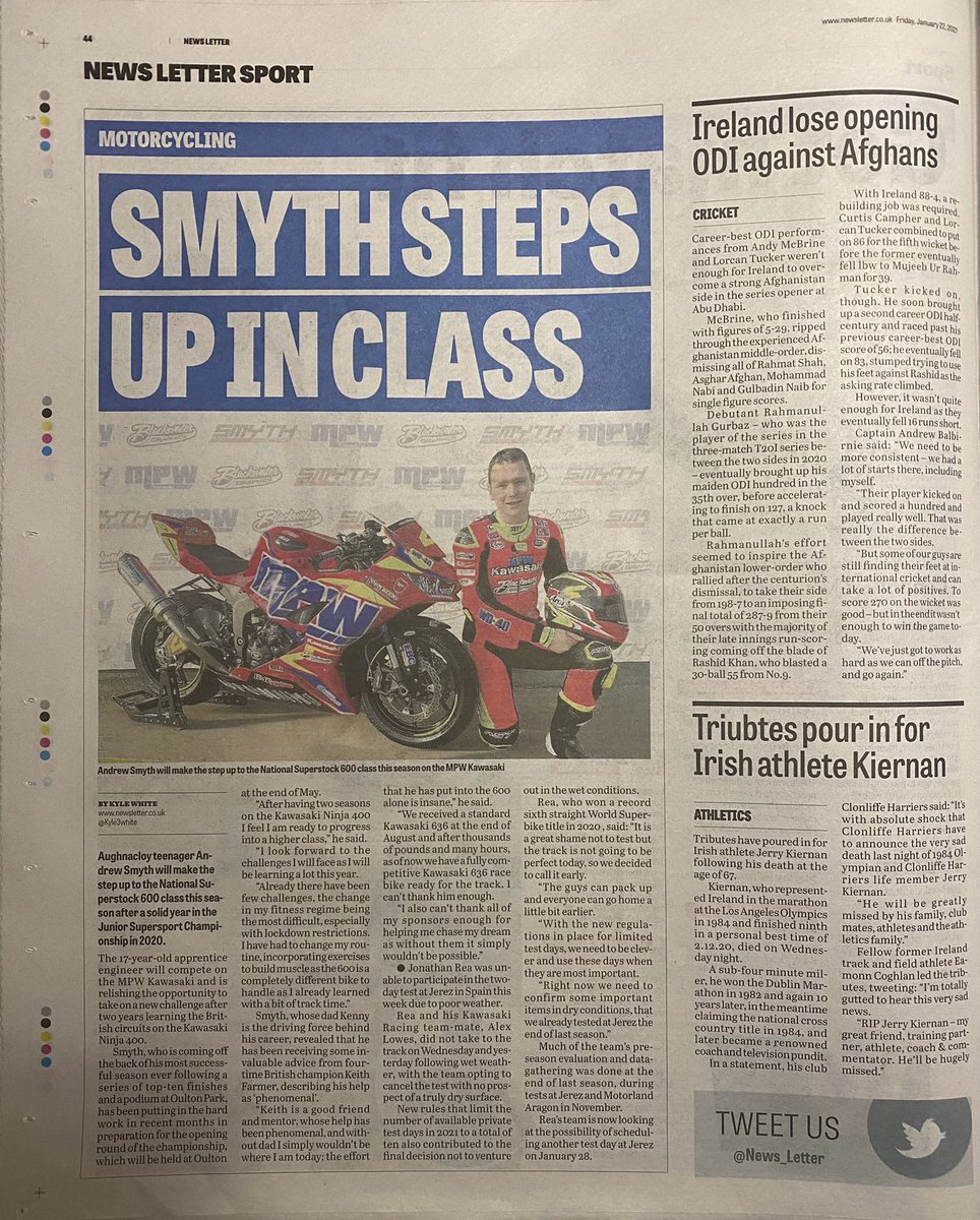 Smyth Racing (@racingsmyth) on Twitter photo Thanks for the article in today’s newsletter. <a href="/ebcbrakesuk/">EBC Brakes</a> <a href="/bwg_ni/">Blackwater Graphics</a> <a href="/OriginalWD40_UK/">WD-40 UK</a> <a href="/OfficialBSB/">Bennetts British Superbike Championship</a> Thanks for the article in today’s newsletter. <a href="/ebcbrakesuk/">EBC Brakes</a> <a href="/bwg_ni/">Blackwater Graphics</a> <a href="/OriginalWD40_UK/">WD-40 UK</a> <a href="/OfficialBSB/">Bennetts British Superbike Championship</a>