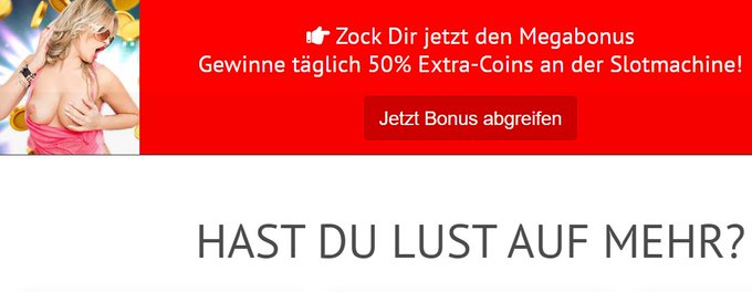 Hol dir den Megabonus auf https://t.co/1gcaBF6kcf https://t.co/ocJ06yNJDX<a href="/tag/geilen"class="tags"><span>#geilen</span></a><a href="/tag/crushing"class="tags"><span>#crushing</span></a><a href="/tag/katyadeluxe"class="tags"><span>#katyadeluxe</span></a>