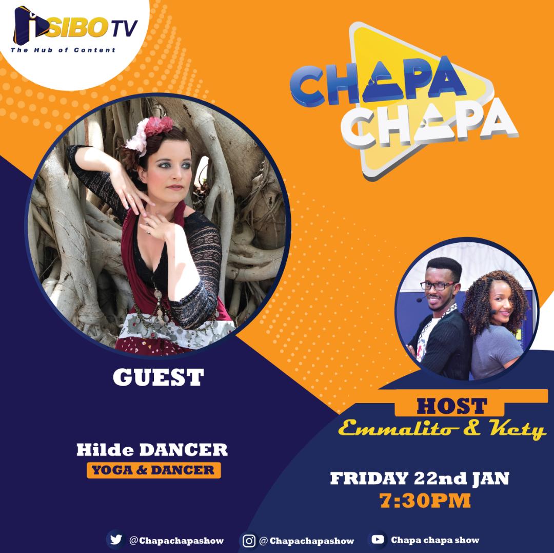 ChapaChapaShow's tweet photo. #RwOT Tonight in #ChapaChapa we will be hosting #HildaDancer who does Yoga&amp;Dancing! It's on @IsiboTV #Channel121 https://t.co/bL5NEXvG0Z
