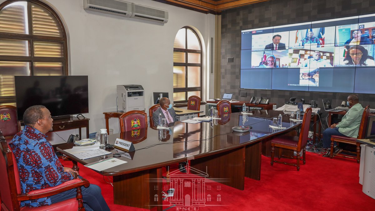StateHouseKenya's tweet photo. 1/3 President Uhuru Kenyatta today unveiled a USD 30 billion United Nations Industrial Development Organization (UNIDO) mechanism to help stimulate Kenya’s manufacturing sector.

Read more: https://t.co/reZsF21mAS https://t.co/8rIpHWxDX5