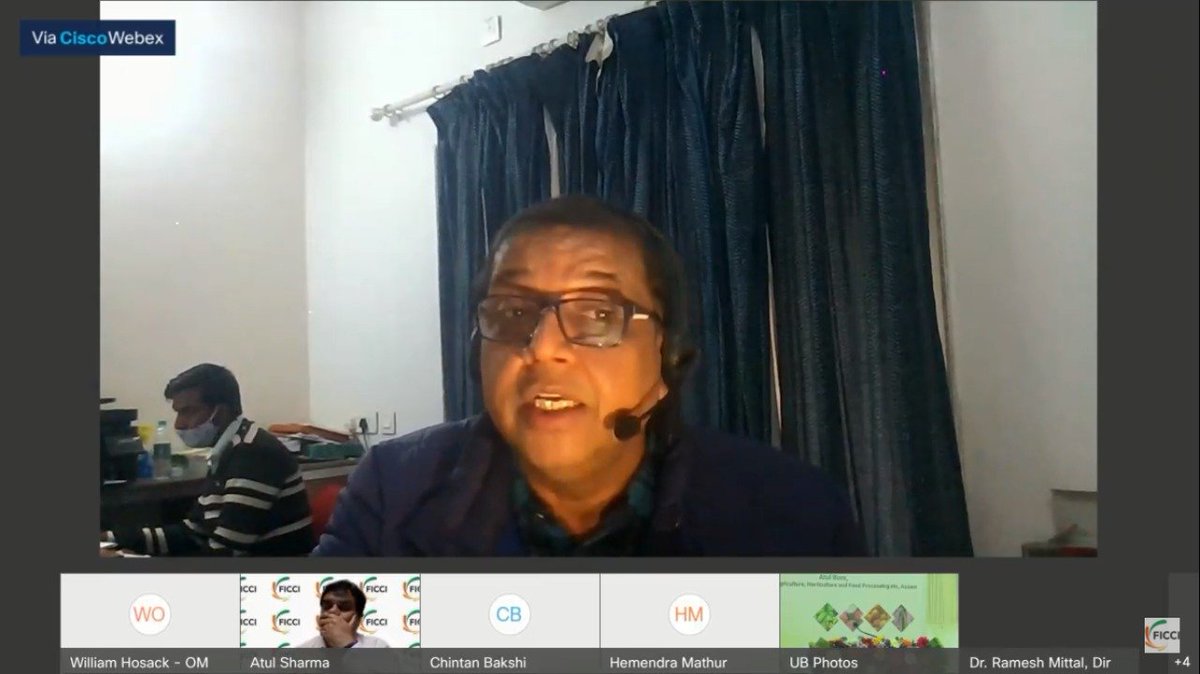 Agri-startups are trying to build business models to reach out to farmers, this will be a game changer in the Indian Agri ecosystem: Dr Ramesh Mittal, Director, NIAM at the webinar on Transforming Agriculture through Agri Startups.