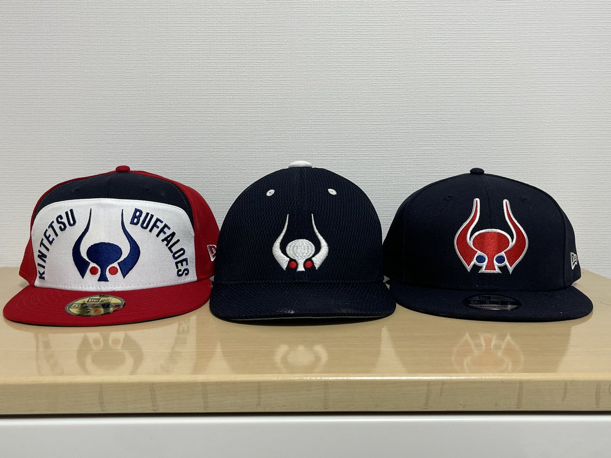 【美品】ニューエラ × 大阪近鉄バッファローズ キャップ 猛牛ロゴ お知らせ】 #ニューエラ とのコラボレーション、大阪近鉄バファローズ