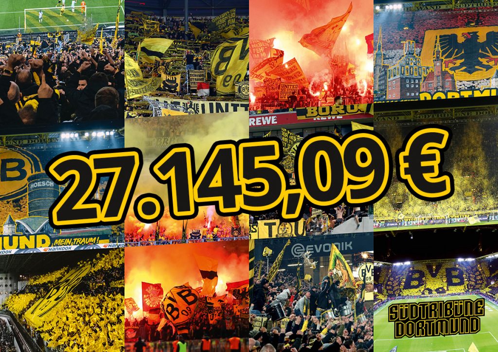Only recently, The Unity joined forces with other Dortmund fan groups to collect donations for the city’s homeless through the sale of their 2021 calendar.27,149 euros were raised. (8/21)