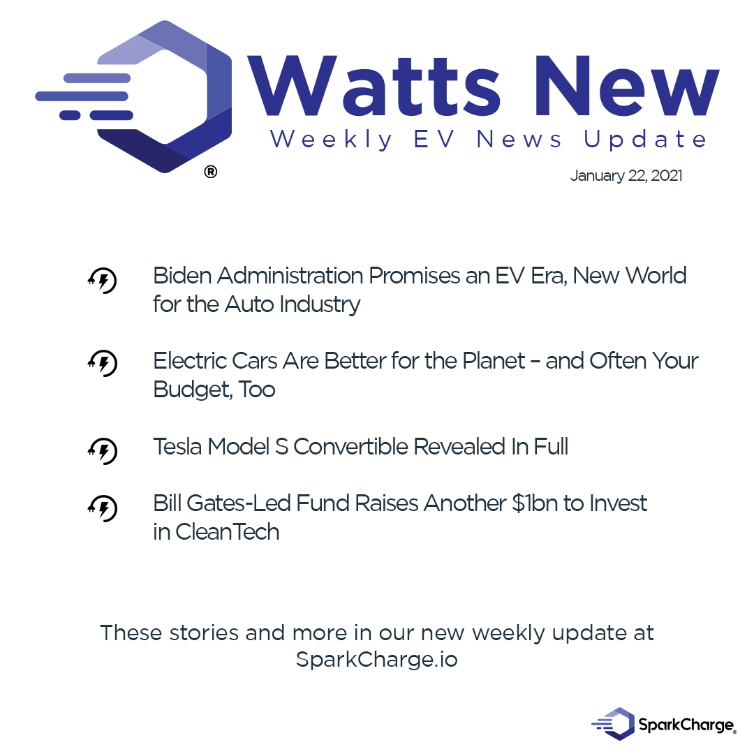 sparkcharge's tweet photo. Check out Watts New this week in the world of EVs and CleanTech.
#electricvehicles #wattsnew #evcharging #evs #driveelectric #automotivenews #cleantechnews https://t.co/h3WwOPG2cM
