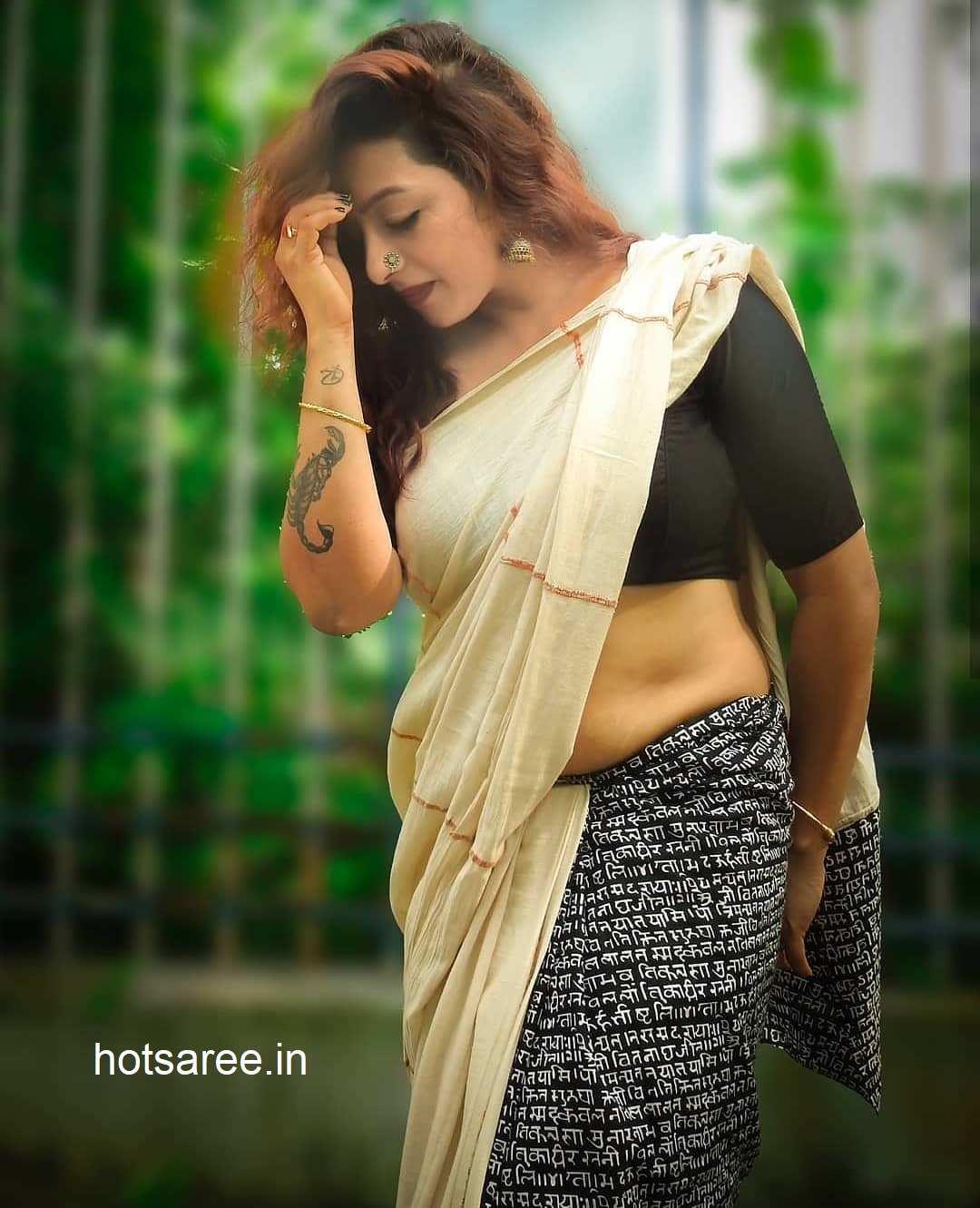 Hot Saree on Twitter: 