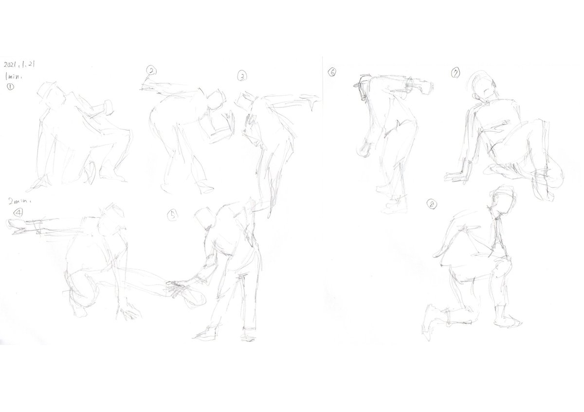 まい子 さいなおクロッキーの第１段を久しぶりにやりました 少しは上達した 気がする 最初にやったやつも下に置いておきます どうなんでしょうかね Sainaocroquis