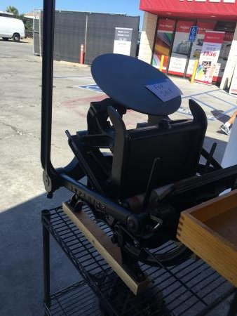 In the Classifieds: 1890’s Superior Craftsman #letterpress. Fully refurbished &amp; in perfect condition. Has a clock counter. Best offers will be considered. Los Angeles, CA. briarpress.org/58229