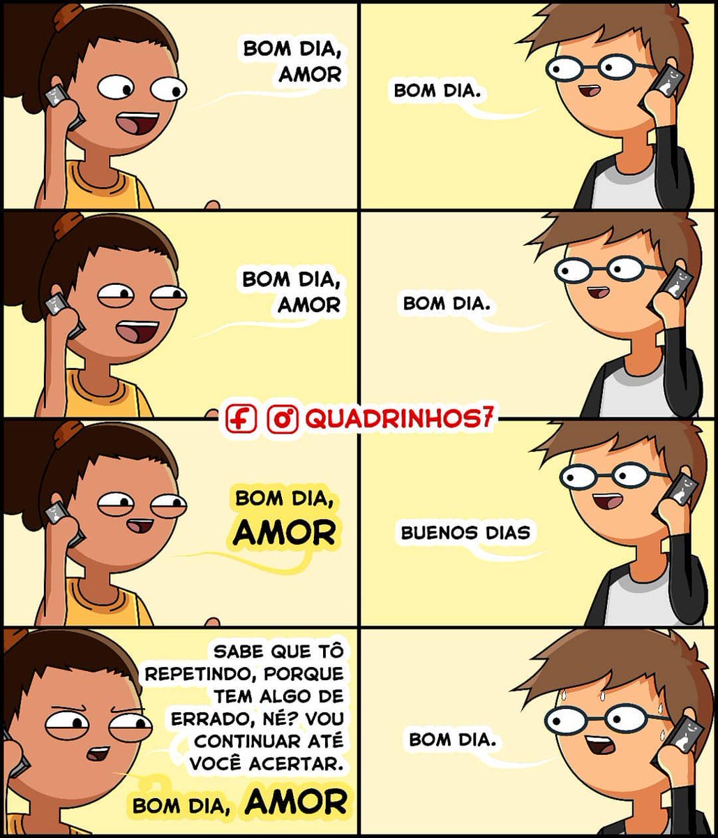 Quadrinhos7's tweet photo. Bom dia, AMOR. Quando a pessoa é lerda
.
.
.
#tirinhas #tiras #tirinhasinteligentes #tirinhasnoinsta #tirinhasengraçadas #quadrinho #quadrinhosengraçados #quadrinhosgram 
#tirinha #humor #comic #Quadrinhos #Quadrinhos7 https://t.co/j6MOWouVmh