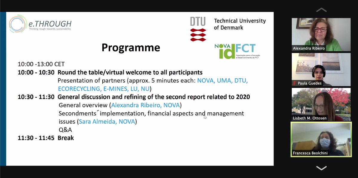 e.THROUGH (@ethroughproject) on Twitter photo The e.THROUGH annual meeting is ongoing :) It is great to see some of the researchers doing this amazing work.
Want to know more -> ethrough.wordpress.com
@CENSE_FCT_UNL <a href="/FCTNOVA/">Faculdade de Ciências e Tecnologia | NOVA FCT</a> <a href="/DTUtweet/">DTU</a> <a href="/SapienzaRoma/">Sapienza Università di Roma</a> <a href="/InfoUMA/">Universidad de Málaga</a> #Ecorecycling #E-mines <a href="/LehighU/">Lehigh University</a> <a href="/PROTECT_SRP/">PROTECT</a> <a href="/Northeastern/">Northeastern U.</a> The e.THROUGH annual meeting is ongoing :) It is great to see some of the researchers doing this amazing work.
Want to know more -> ethrough.wordpress.com
@CENSE_FCT_UNL <a href="/FCTNOVA/">Faculdade de Ciências e Tecnologia | NOVA FCT</a> <a href="/DTUtweet/">DTU</a> <a href="/SapienzaRoma/">Sapienza Università di Roma</a> <a href="/InfoUMA/">Universidad de Málaga</a> #Ecorecycling #E-mines <a href="/LehighU/">Lehigh University</a> <a href="/PROTECT_SRP/">PROTECT</a> <a href="/Northeastern/">Northeastern U.</a>