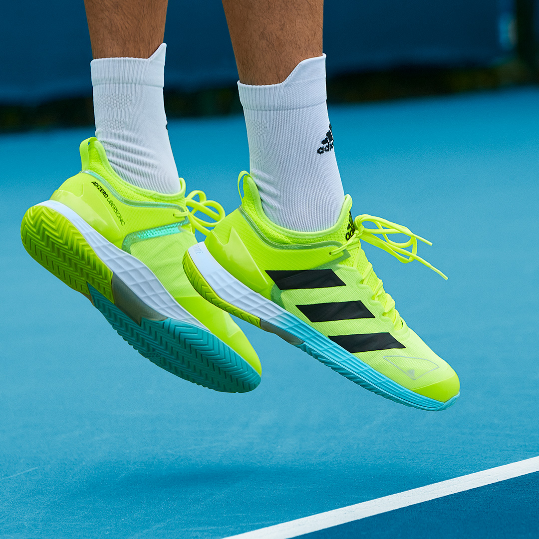 A new approach to the game.

With sustainability at its core, the #adidas Adizero Ubersonic 4 is made with Primegreen recycled materials.

Available now at tennisnuts: bit.ly/ubersonic4

#EndPlasticWaste #Primeblue #Primegreen #adidasTennis