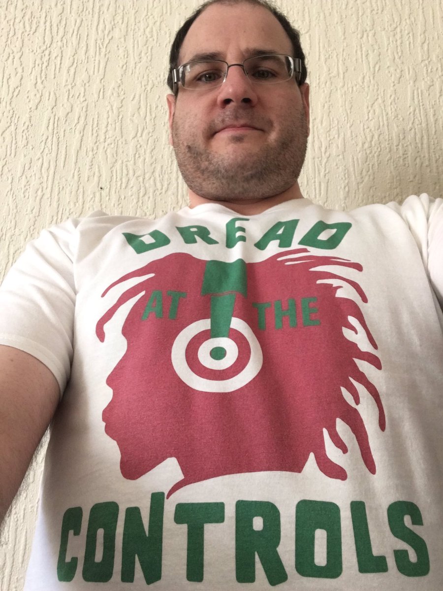 Friday t shirt choice #MikeyDread #dreadatthecontrols and yes I could do with a shave!