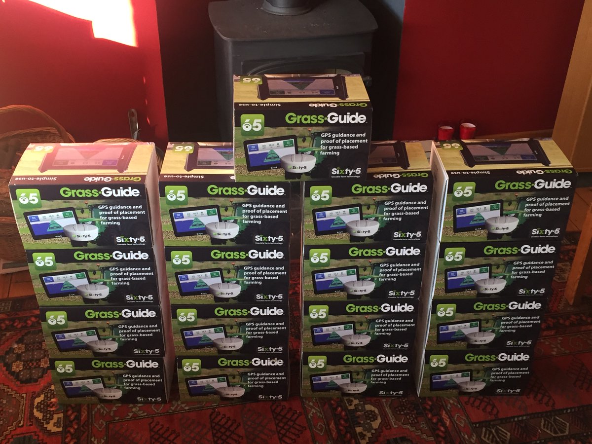 17 Grass Guide systems boxed &amp; shipped today, despite working from home.
