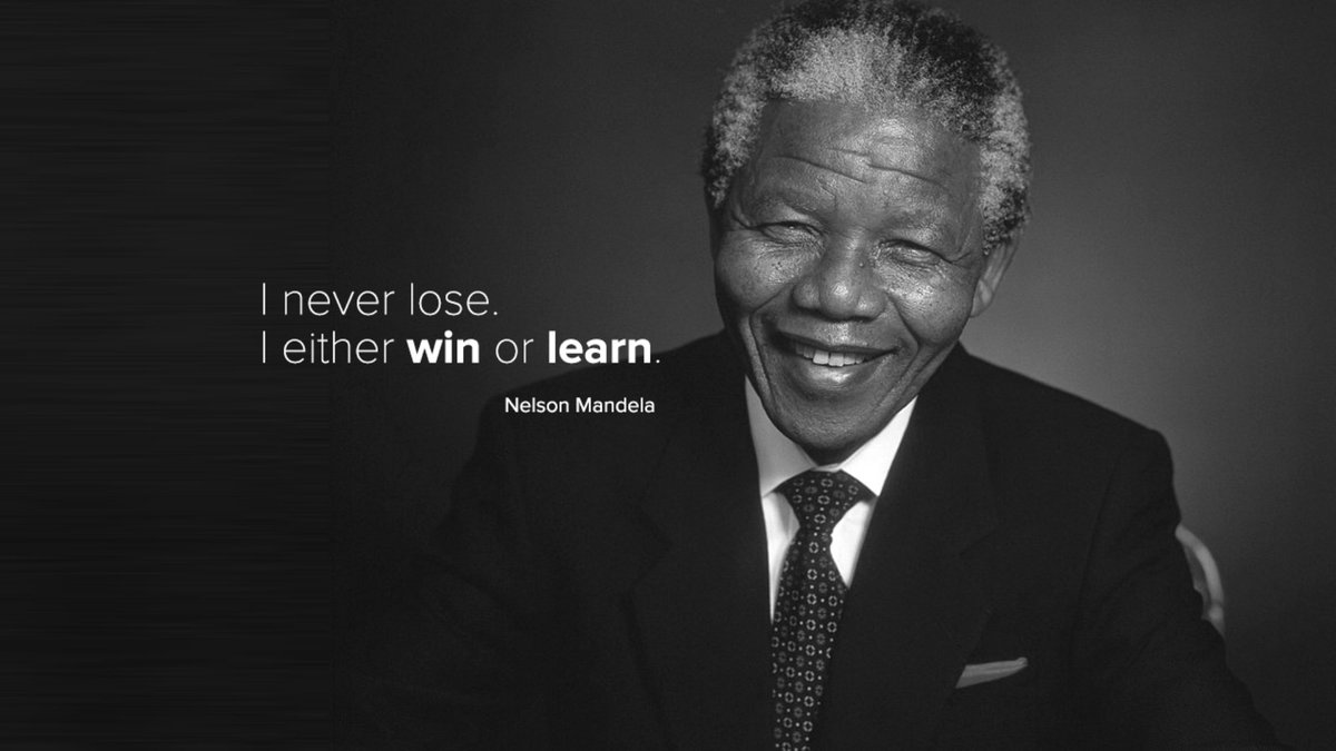 As Nelson Mandela said, « I never fail, I either win or learn ». What these stories show us is that  #failure has many merits. Not only is it an opportunity to learn, it’s also an opportunity to start over on a completely different path, and, most importantly, gain  #humility.