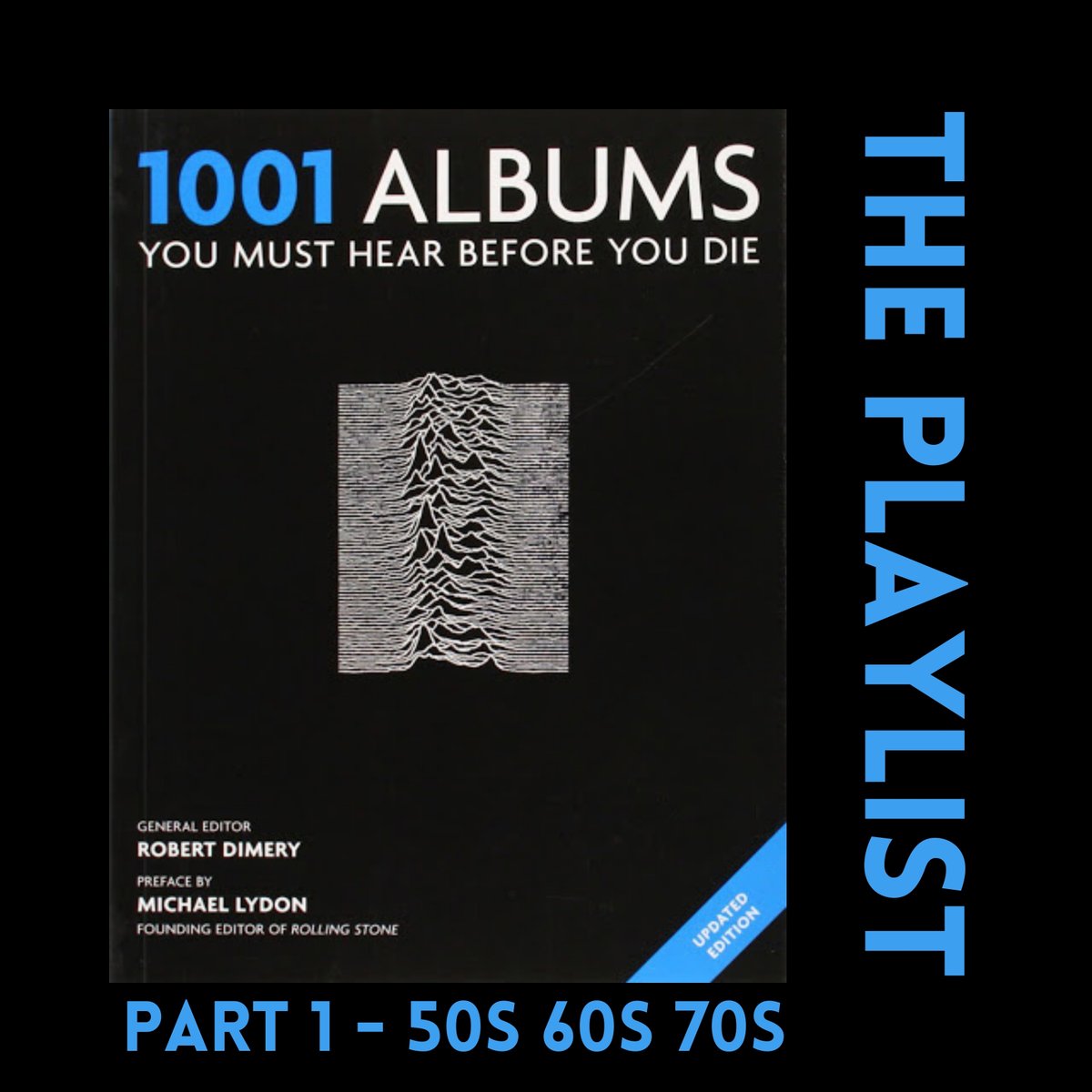 🎧Listen to the #1001albums #playlists on Spotify. 
More than 11 000 songs !

👉Part 1: #50s #60s #70s 
open.spotify.com/playlist/3xcDW…

👉Part 2: #80s #90s #2000s to 2013 
open.spotify.com/playlist/6nz5N…

#spotifyplaylist