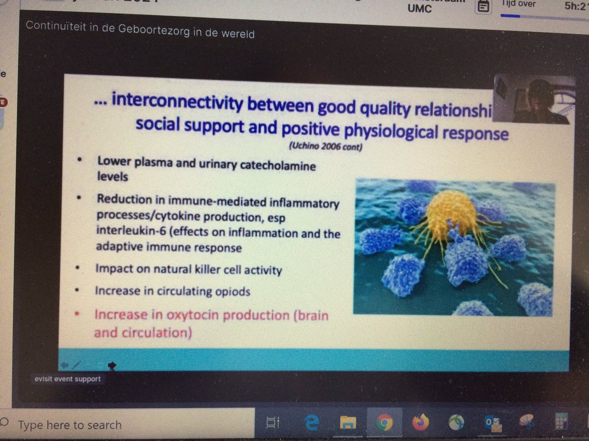 Soo Downe on midwifery continuity of care and biological mechanisme of good relationships @MidwifeScience  #oratieAnkdeJonge