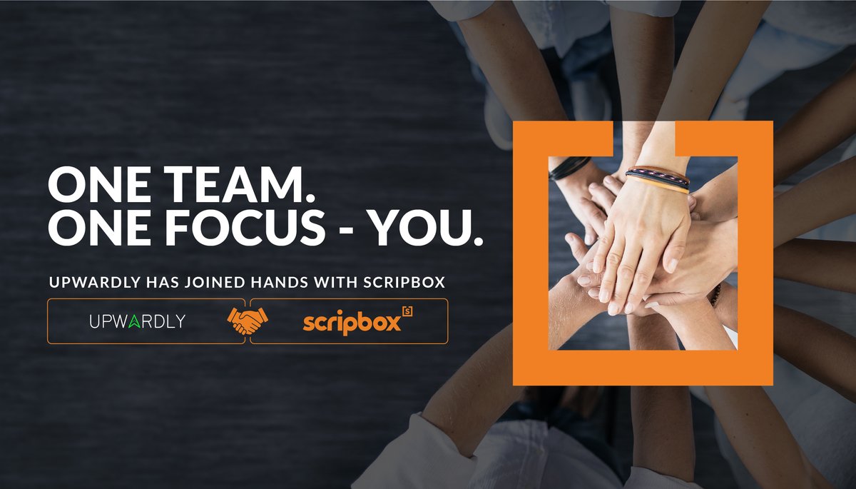Upwardlyin's tweet photo. Upwardly and Scripbox are now one. Head to Scripbox’s Twitter handle to get the latest updates - https://t.co/k1cDyUHCTu https://t.co/JATXL6Swi4
