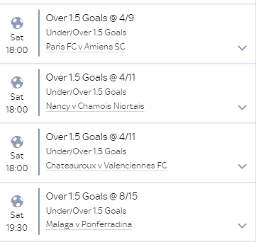 Weekend big boy paying me over 10k!!!!

This is high risk with some nice odds on over 1.5's

Huge value in some of these picks

Follow at your own risk

18+ Begambleaware
