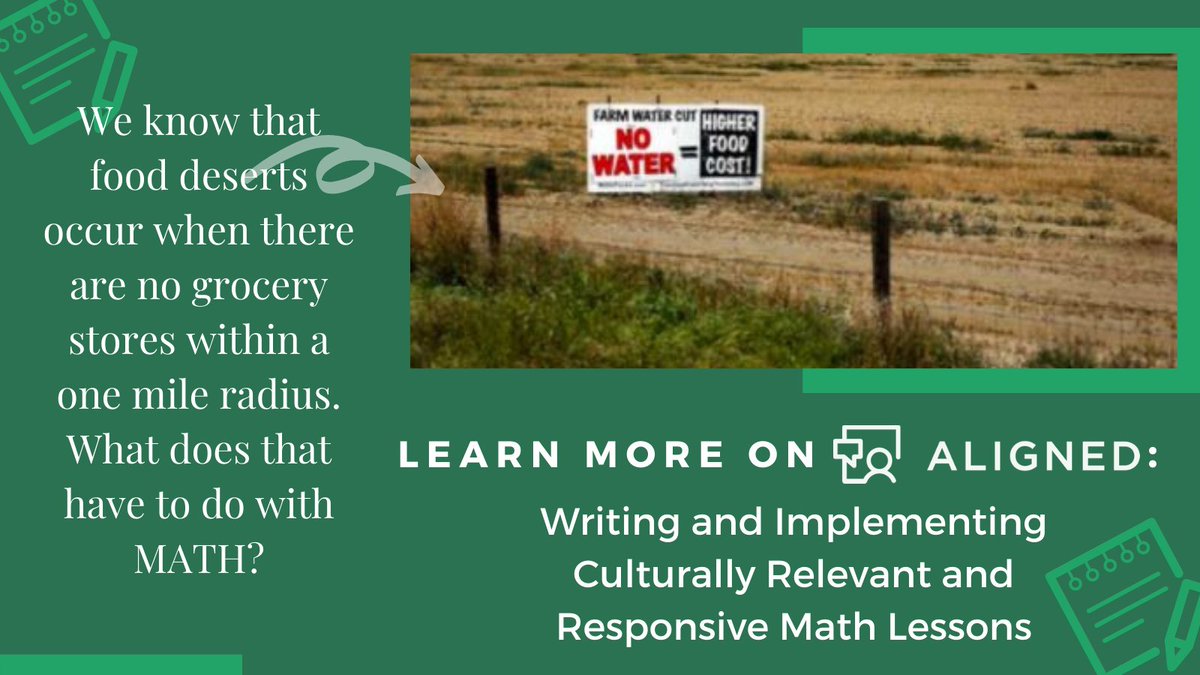 Nichole Campbell and Peggy Nayar started teaching math with culturally relevant topics and themes of social justice, and they found their students showing up with new energy and eagerness to engage. For more on this work and lesson examples: bit.ly/3qh1QxV #mathchat