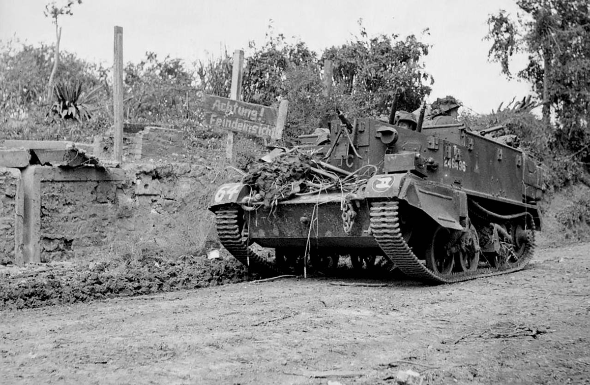 Yes we do get some bonkers situations with 141 RAC briefly acquiring a Panther and a large amount of Italian MT from 12th SS-Panzer.Some recce/carrier crews mounted captured MGs on their AFVs to bolster firepower, sure but... /17