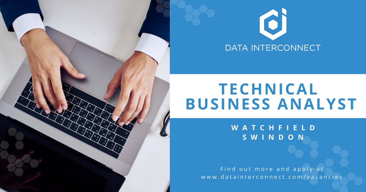 Data Interconnect is looking for a Business Analyst to join our busy team. If you have experience in writing high spec business requirements, understand technology &amp; SaaS we want to hear from you. To apply visit: datainterconnect.com/vacancies/ #jobopening #jointheteam #businessanalyst