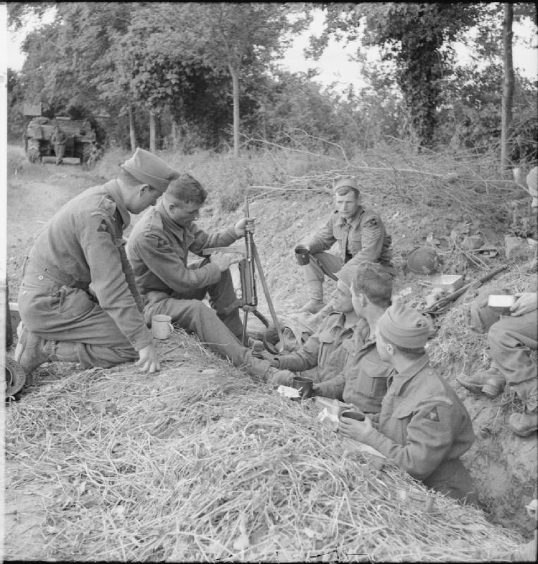 Helping bulk defensive positions. Orders circulated from Second Army in July/August that battalions' private museums weren't to be tolerated and all items were to be confiscated, which was actually enforced as captured weapons were costing lives. /12
