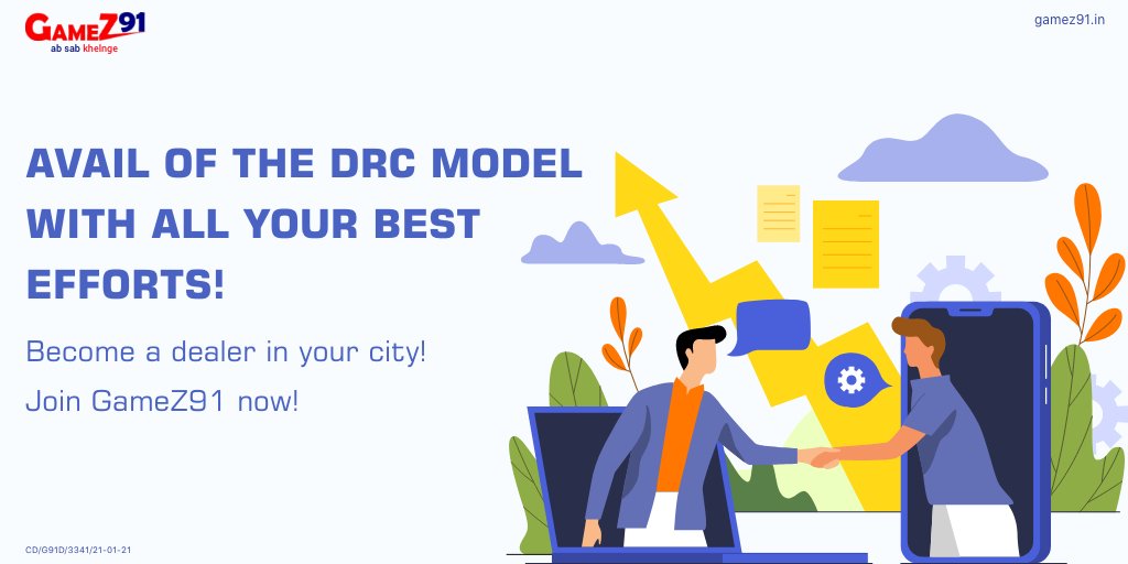 GameZ91official's tweet image. Grab an opportunity to enjoy various exclusive offers regularly as an i-Gaming dealer!
Register at games91dealers.in NOW!
#Games91 #GameZ91 #AbSabKhelenge #Dealeroffer #offers #dealership #mereigamingapnedukan #DRC #DealerRelationshipCenter #DealerRelationshipCenterModel