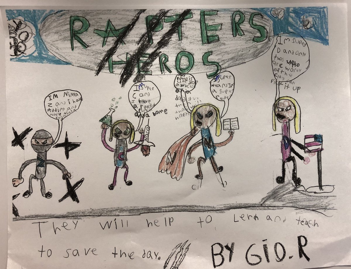 TeamRaptorNRMS's tweet photo. When a student makes a great week end  perfectly! Thanks for  seeing our super powers, Gio! @mrsnovosel  @MrZteach5 @Con5Science @missdotson1  #NRInspireGreat #RulingtheSkies https://t.co/RtsjJQHk6b