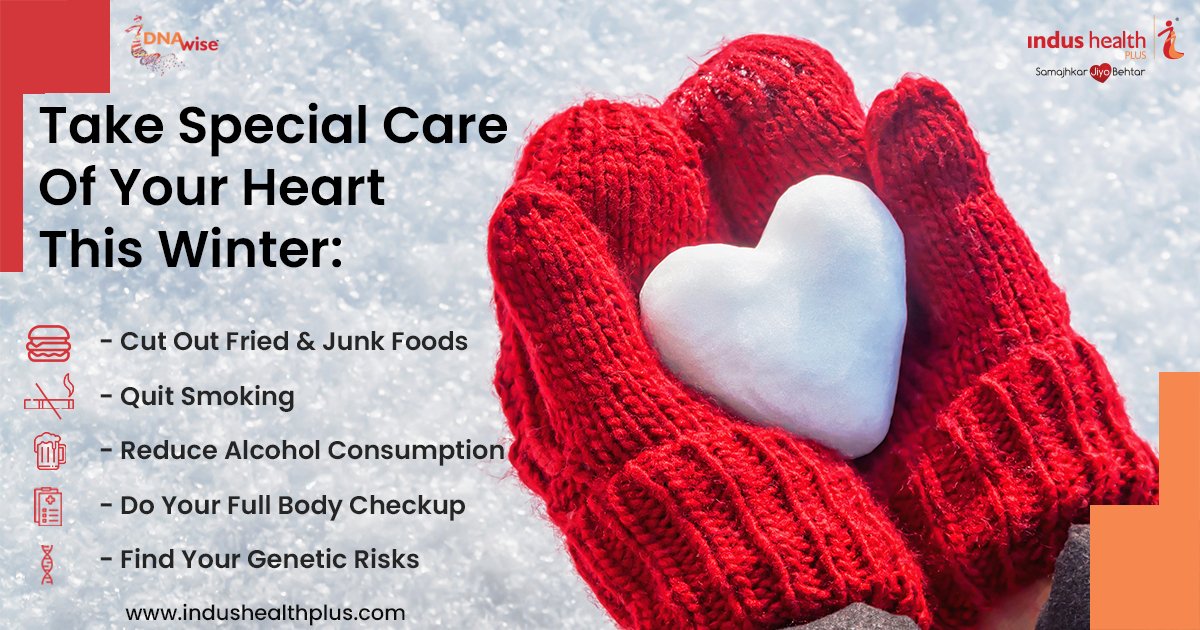 indushealthplus's tweet photo. Provide some warmth & love to your heart, your heart needs it during winters. Know the best full body checkup that can also detect any underlying heart conditions.
https://t.co/H1peuBvvhl
#SamajhkarJiyoBehtar #indushealthplus
#DNAwise #dnatest #health #fitness #nutrition #habit https://t.co/ElLY49bJxP