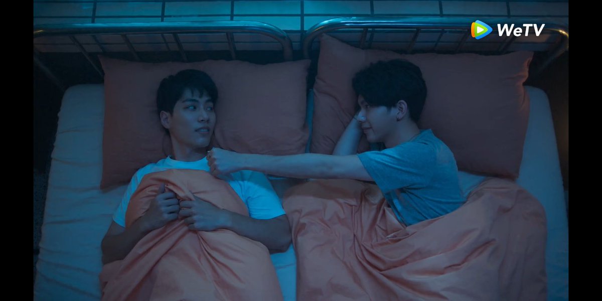 winterrfalls's tweet photo. Another positive trait of Shu Yi has been unlocked! 🤣 
Kidding aside, he build Shi De's confidence here 🤧 

(wishing for the scene where yi plays the piano and de will sing 😔 imagine how heartfelt it is)

#WeBestLoveEP4 https://t.co/W9VP1RMlSH