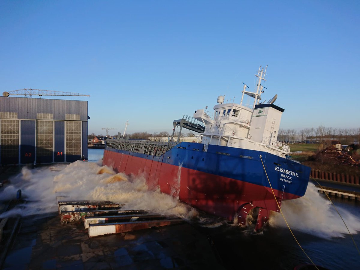 RoyalBodewes's tweet photo. This morning our NB 734 was successfully launched! https://t.co/y2X6UpEPW6