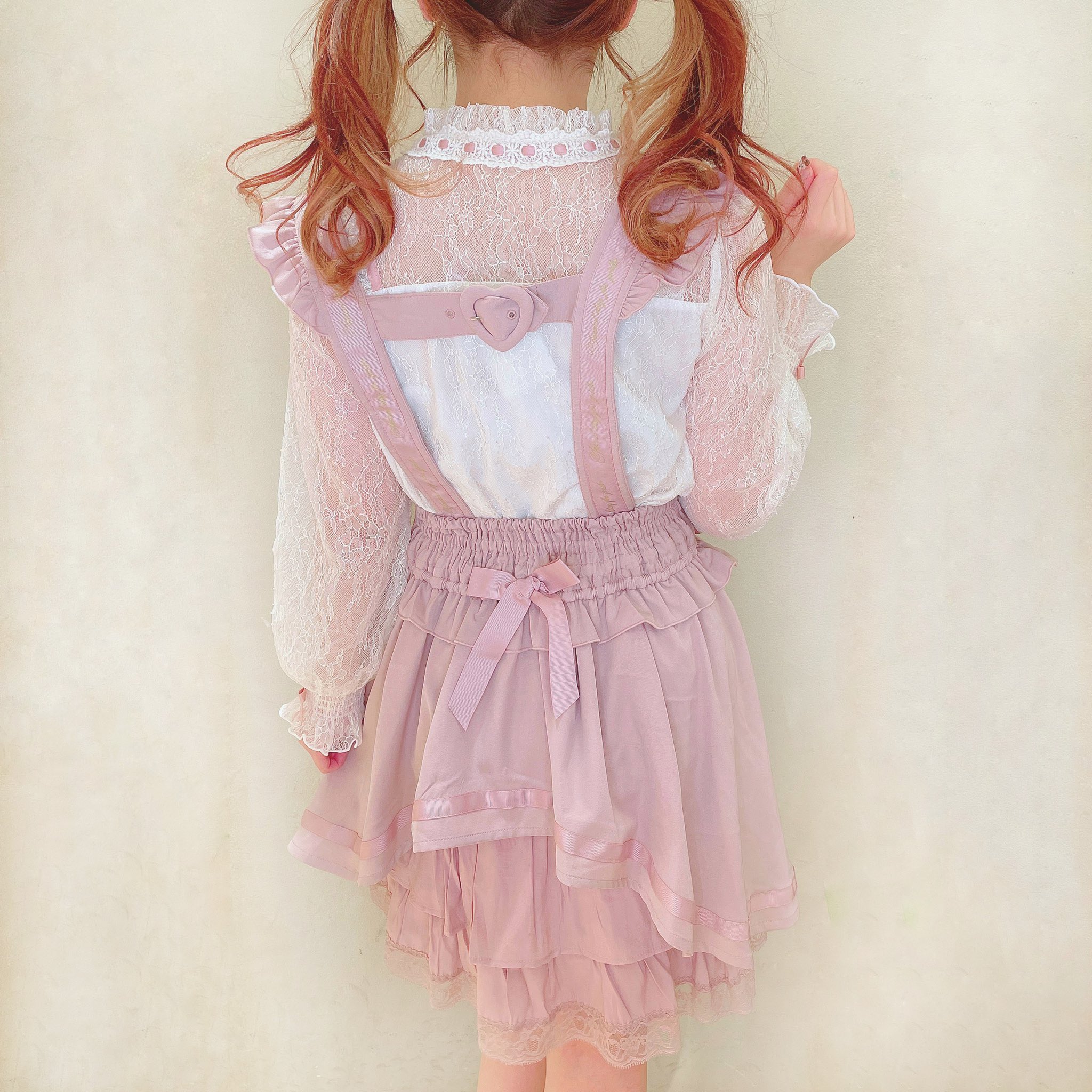 LIZLISA リズリサ レースアップサスペンダー付スカパン ショッピング LIZLISA リズリサ レースアップサスペンダー付スカパン ショッピング