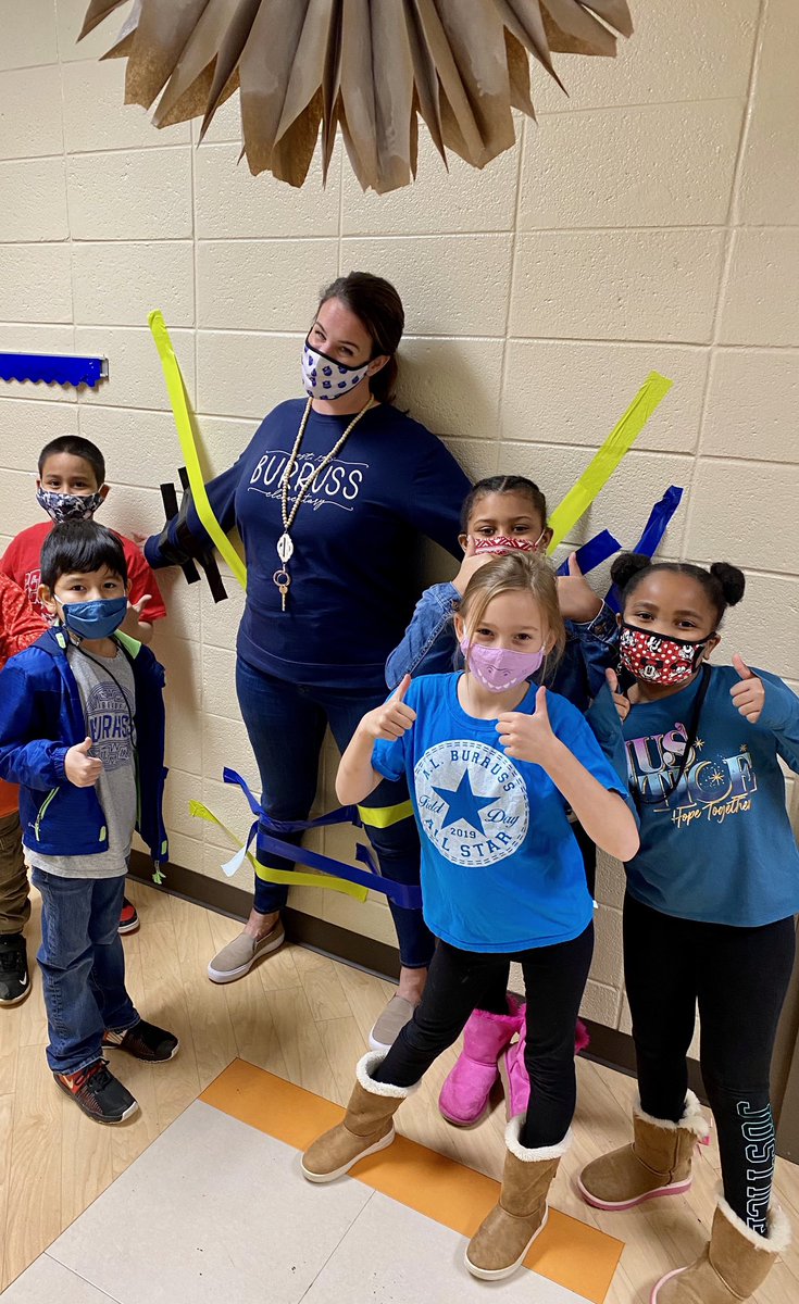 3rd Graders who met their MAP growth in reading and math celebrated that growth with duct taping Dr. Johnson to the wall 🎉! #BurrussUnited #LearningEverywhere <a href="/bowmansblossoms/">Blaise Bowman</a> <a href="/AllyMTay/">Allison Taylor</a> @madison_knotts @jillian829 <a href="/MariettaCitySch/">MariettaCitySchools</a>