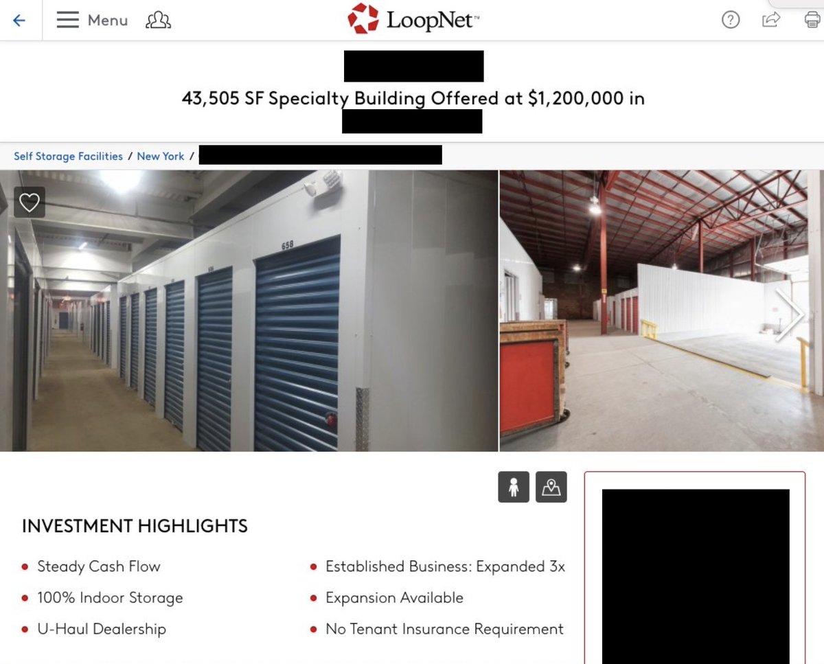 First saw the property on Loopnet in mid 2018. I ignored it. Who wants to try to operate a business in an old factory in a dying NY town.A few months later I reached out. Broker sent me financials. They were good. $24k a month in revenue and $10k in expenses.
